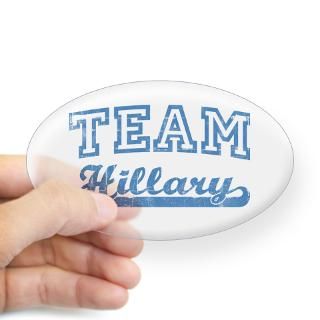 Team Hillary 2008 Oval Decal for $4.25