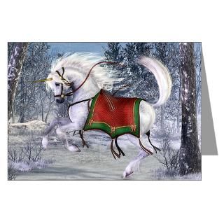 2010 Holiday Unicorn Greeting Cards (Pk of 10)