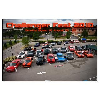 Challenger Fest 2010 Large Poster  Speedys Garage  www