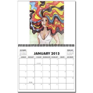 ladies by a r sage 2009 wall calendar for