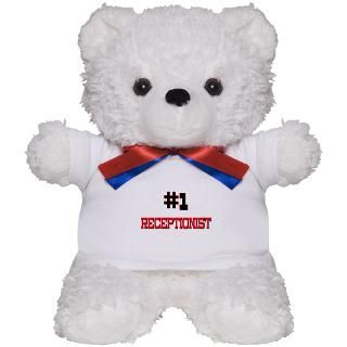 Number 1 RECEPTIONIST Teddy Bear for $18.00