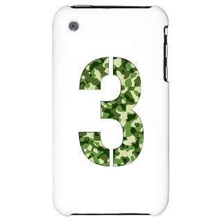 Number 3, Camo iPhone Case