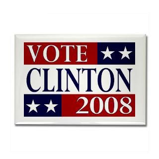 Vote Clinton 2008 Rectangle Magnet