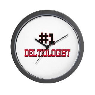 Number 1 DELTIOLOGIST Wall Clock for $18.00