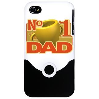 Number 1 Dad   trophy iPhone 4 Slider Case