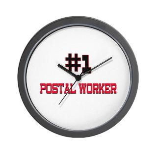 Number 1 POSTAL WORKER Wall Clock for $18.00