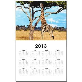 of giraffe calendars featuring a variety of art styles $ 9 99 year