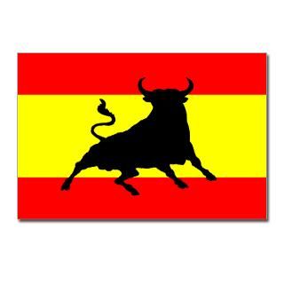 of 8 8 postcards displaying spanish bull flag $ 7 95 qty availability