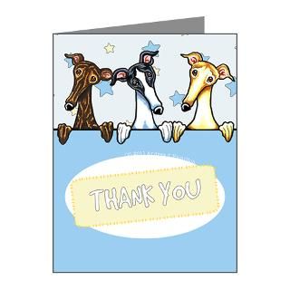 Andrea D Hamilton Note Cards  Greyhound Lover Note Cards (Pk of 10
