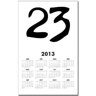 the number 23 calendar print $ 6 99