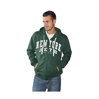 New York Jets Green Sanders Full Zip Hooded Sweatshirt