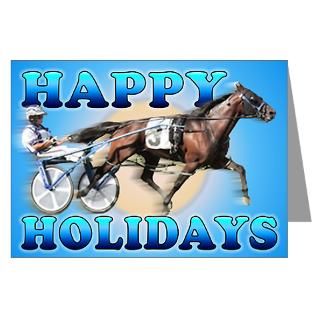  Animals Greeting Cards  Harness Racer Holiday Cards (Pk of 10