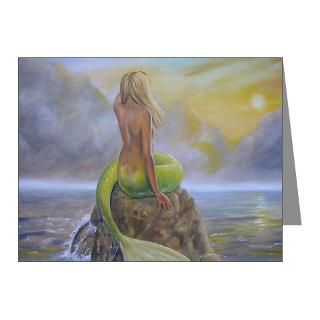 Art Gifts  Art Note Cards  Mermaid Note Cards (Pk of 10)