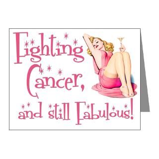  Awareness Note Cards  Fabulous Cancer Note Cards (Pk of 10
