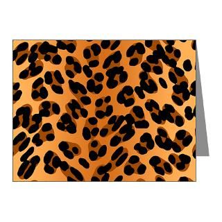  Animal Note Cards  Leopard Print Motif Note Cards (Pk of 10