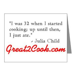 Gifts  Note Cards  Julia Child Note Cards (Pk of 10)
