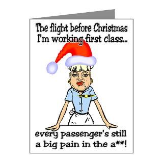 Gifts  Air Note Cards  flight before xmas Note Cards (Pk of 10