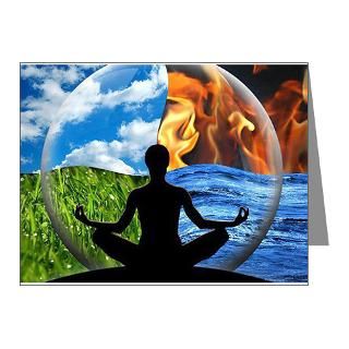  Divinity Note Cards  Meditating   Yoga Note Cards (Pk of 10
