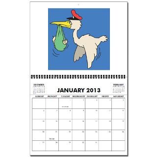 pregnancy announcement 12 month wall calendar for 2013