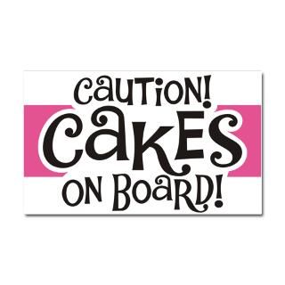  Bakery Car Accessories  Cakes on board car magnet (20 x 12