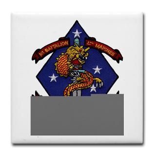 Gifts  1/4 Kitchen and Entertaining  1/4 Marines Tile Coaster
