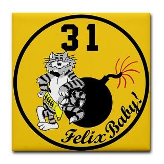 14 Tomcat VF 31 Tomcatters Tile Coaste