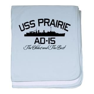 USS PRAIRIE AD 15 baby blanket for $29.50