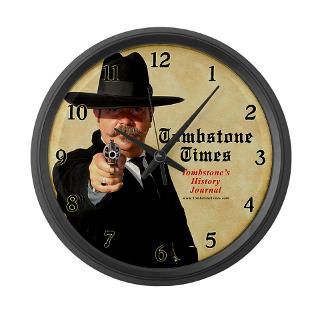 Tombstone Times Large 17 Wall Clock