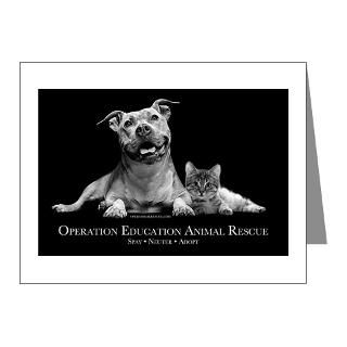 Adopt Note Cards  Operation Education Animal Re Note Cards (Pk of 20