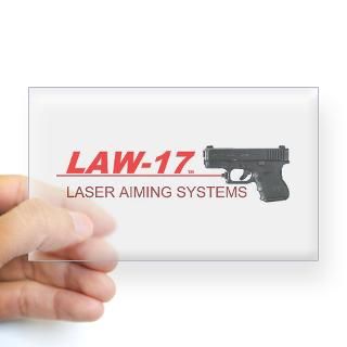 LAW 17 LOGO Rectangle Decal for $4.25