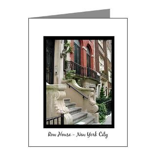Art Gifts  Art Note Cards  Row House in NYC Note Cards (Pk of 20)