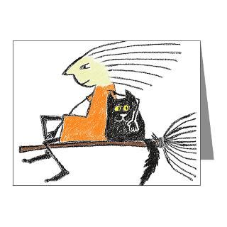 Black Gifts  Black Note Cards  witch Note Cards (Pk of 20)