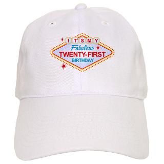 21 Gifts  21 Hats & Caps  Las Vegas Birthday 21 Baseball Cap