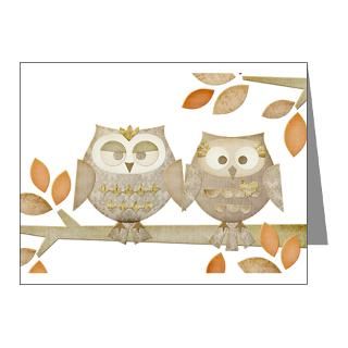 Gifts  Autumn Note Cards  Love Owls in Tree Note Cards (Pk of 20