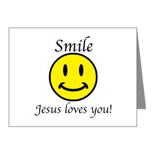 Gifts  Christ Note Cards  Smile Jesus Note Cards (Pk of 20