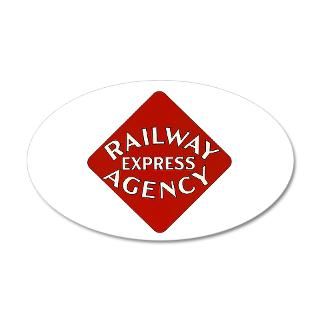 1950 Gifts  1950 Wall Decals  Railway Express Color Logo 35x21