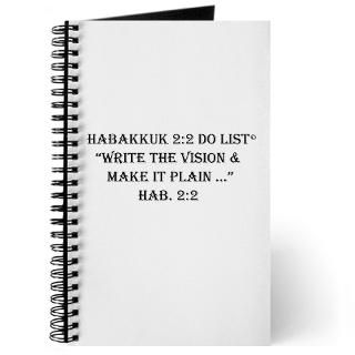 Dont Forget Gifts  Dont Forget Journals  Habakkuk 22 Do List