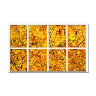 Artoffoxvox Gifts  Artoffoxvox Wall Decals  Golden Leaves Window