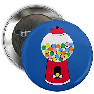 Art Gifts  Art Buttons  Bubble Gum Unique Graphic 2.25 Button