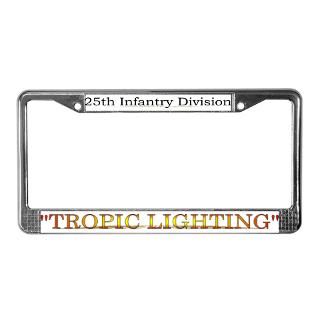 Division Car Accessories  25 Inf Div Tropic lighting License Pla