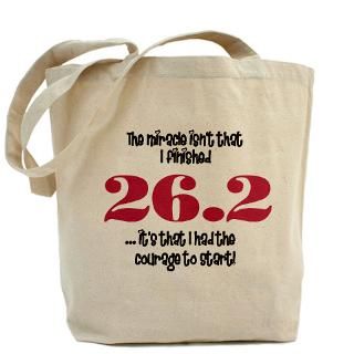 26.2 Gifts  26.2 Bags  26.2 Courage to Start Tote Bag