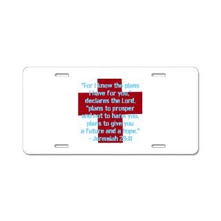  Bible Car Accessories  Jeremiah 2911 Aluminum License Plate