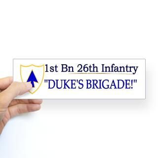 1St Bn 26Th Infantry Gifts  1St Bn 26Th Infantry Bumper