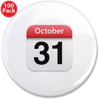 Apple iPhone Calendar October 31 3.5 Button (100 by threadyourself
