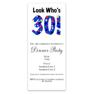 Look Whos 30 Birthday Invitations for $1.50