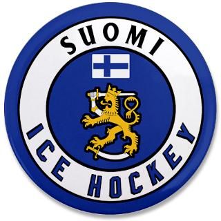 2014 Hockey Gifts  2014 Hockey Buttons  FI Finland Suomi Hockey