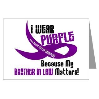 Wear Purple (Brother In Law) 33 PC Greeting Card