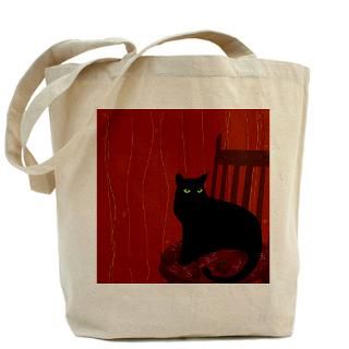 Black Cat Tote Bag for $18.00