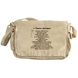 Theatre Dictionary Messenger Bag for $37.50