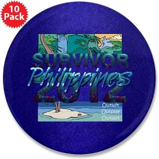 2012 Gifts  2012 Buttons  Survivor Philippines 3.5 Button (10